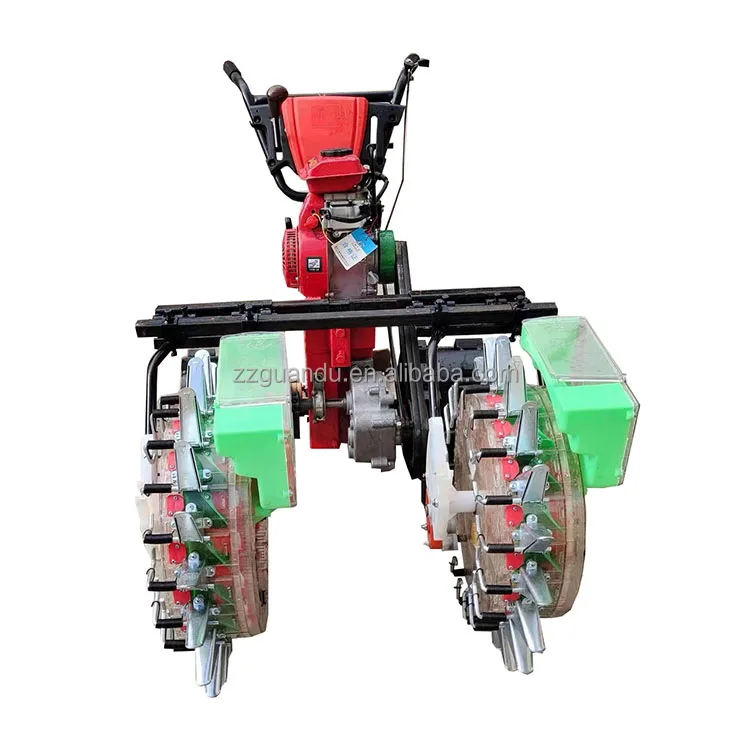 Farm Machinery Hand Push Grain Soybean And Multi Functional Seeder With Fertilizer Box Planter Machine