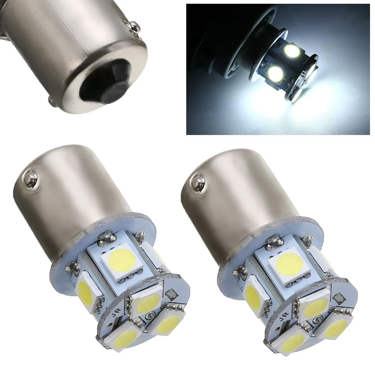 Factory manufactures 24V white light BA15S model for automobiles, motorcycles turn signals.