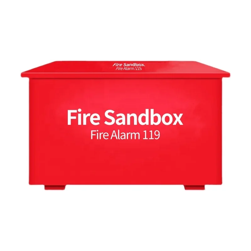Gas Station Red Fire Extinguishing Box Flood Prevention Sandbox