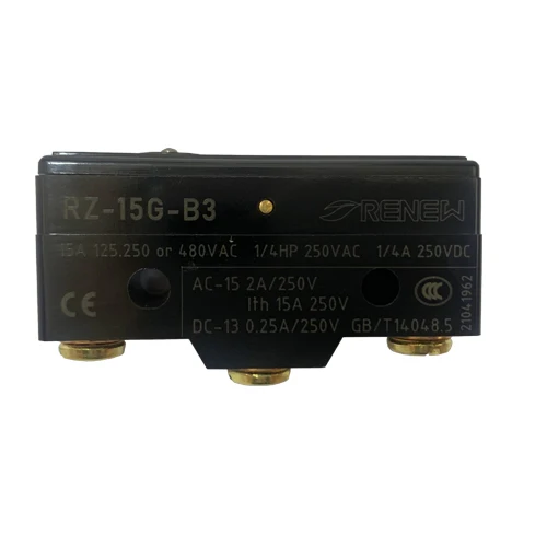 Z series plunger   Basic 15a 250v micro switch
