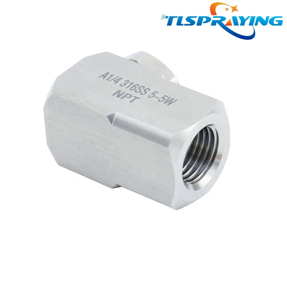 Hot sale AA series standard angle water ring-shaped hollow Female Thread jet spray cone nozzle
