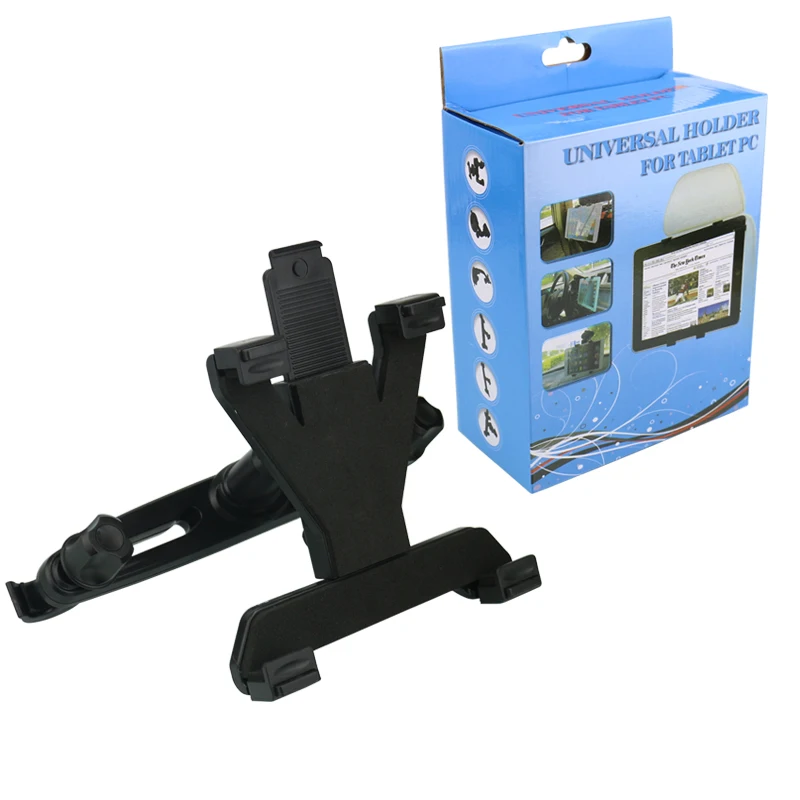 Высококачественный держатель для сотового телефона планшета Регулируемая автомобильная подставка для подголовника Автомобильный держатель для планшета iPad