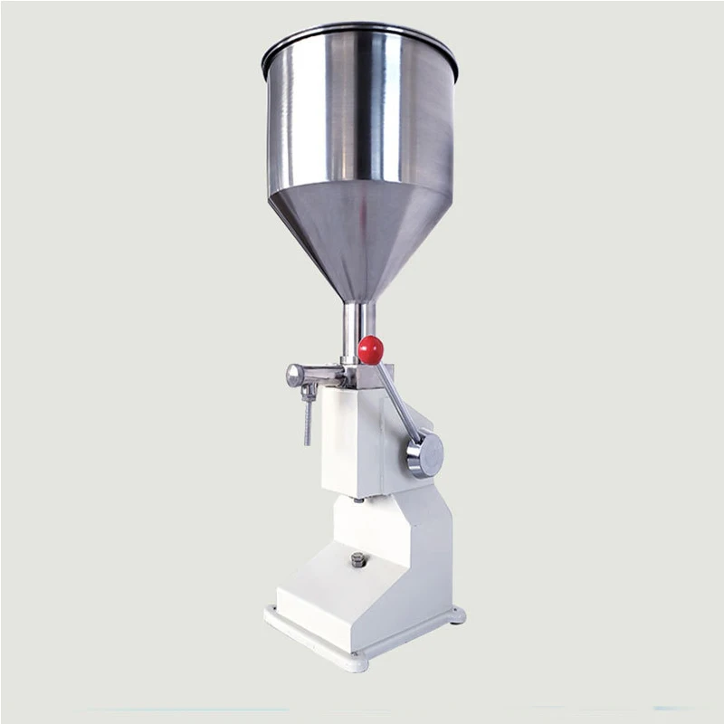 DOVOLL 5-50ml Semi Automatic Pneumatic Paste Filling Machine For Cream Honey Shampoo Cosmetic Paste Filler Thick Liquid