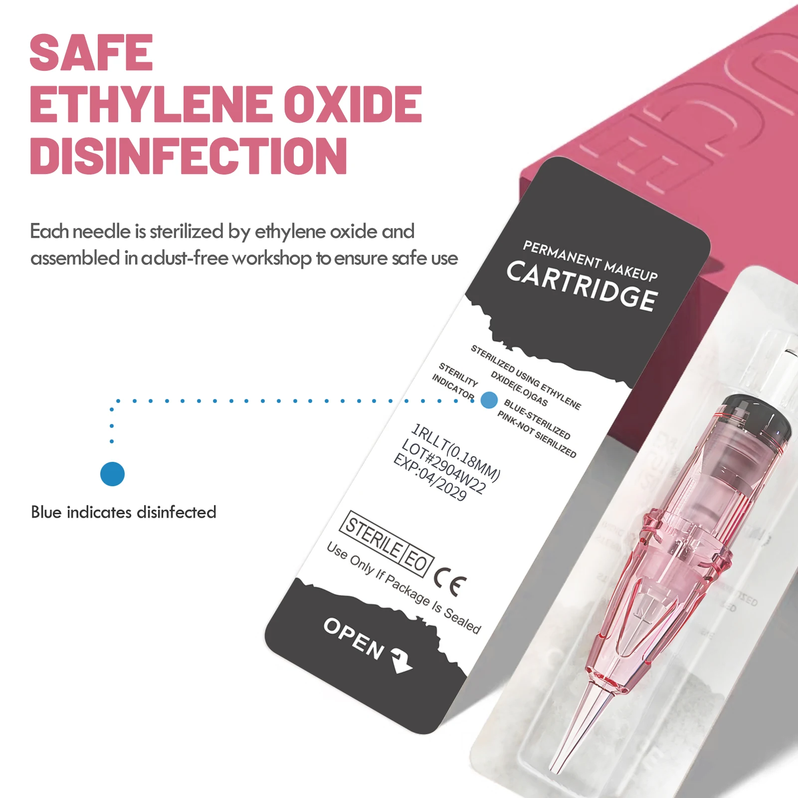 Newest Smooth Tattoo Needles Standard Microblading Universal Nano Needle Cartridge For Brows Lips Scar