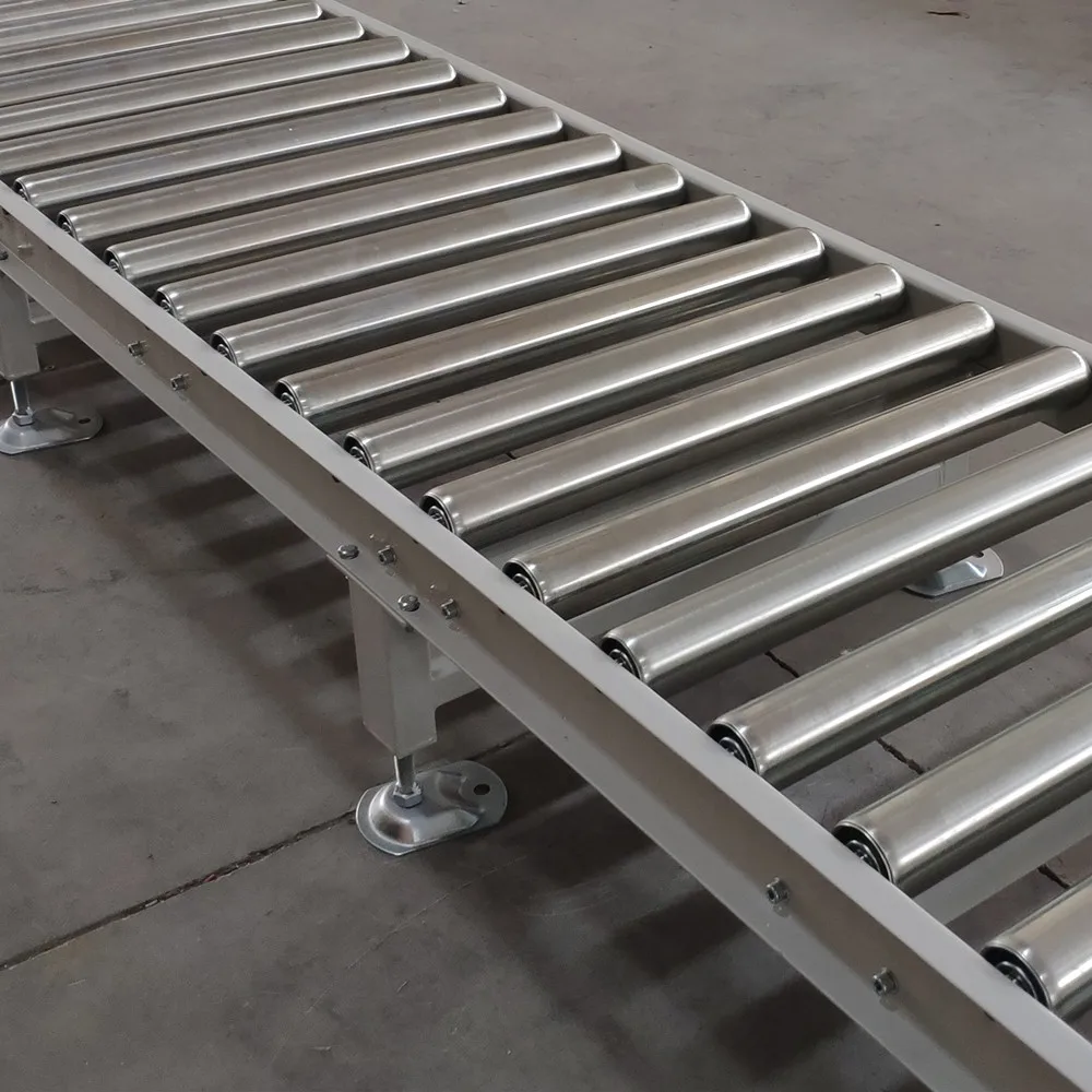 Carbon steel gravity roller conveyors Technical Video
