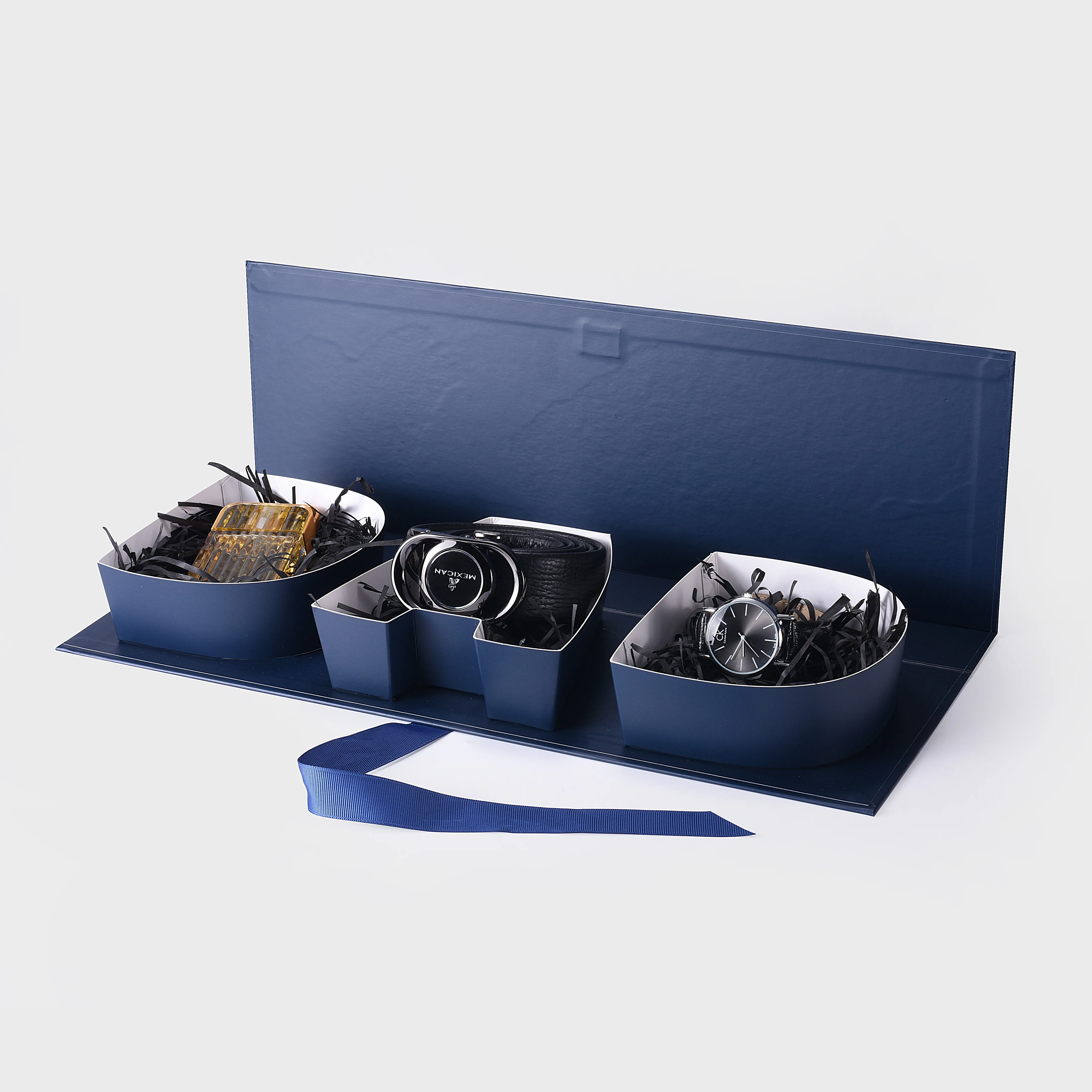 Thanksgiving Box Custom Wholesale Fathers Day Treat Luxury Men Floral Watch Dad Thanksgiving Gift Boxes
