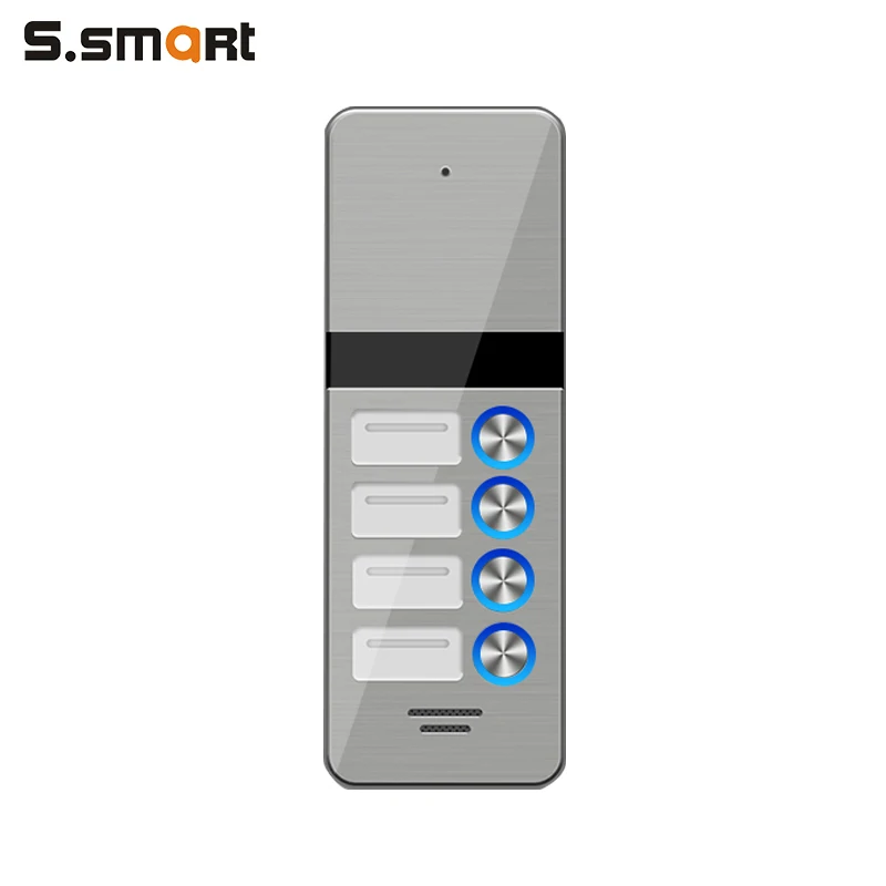 
Modern Design Wired Audio Doorbell Intercom Home Door Bell With Unlock By Phone 