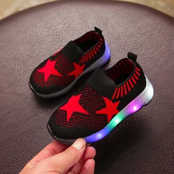 Best Selling Lovely Hot High Quality Cute Eyelash Led Flashing Light Shoes Kids Led Flash Casual Shoes