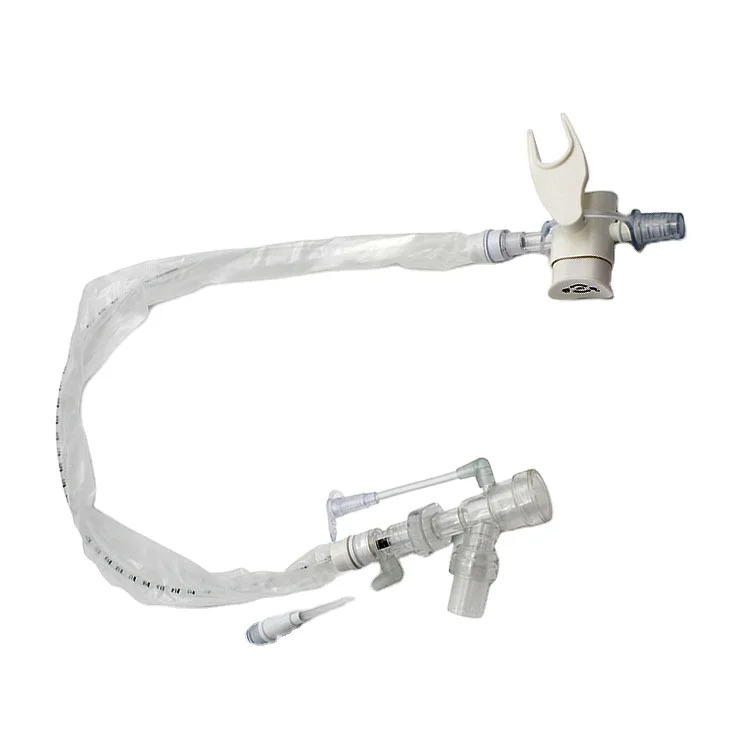 Горячая Распродажа, медицинская одноразовая Закрытая всасывающая система 12Fr, закрытый всасывающий катетер для стерилизации, OEM, Одобрено CE