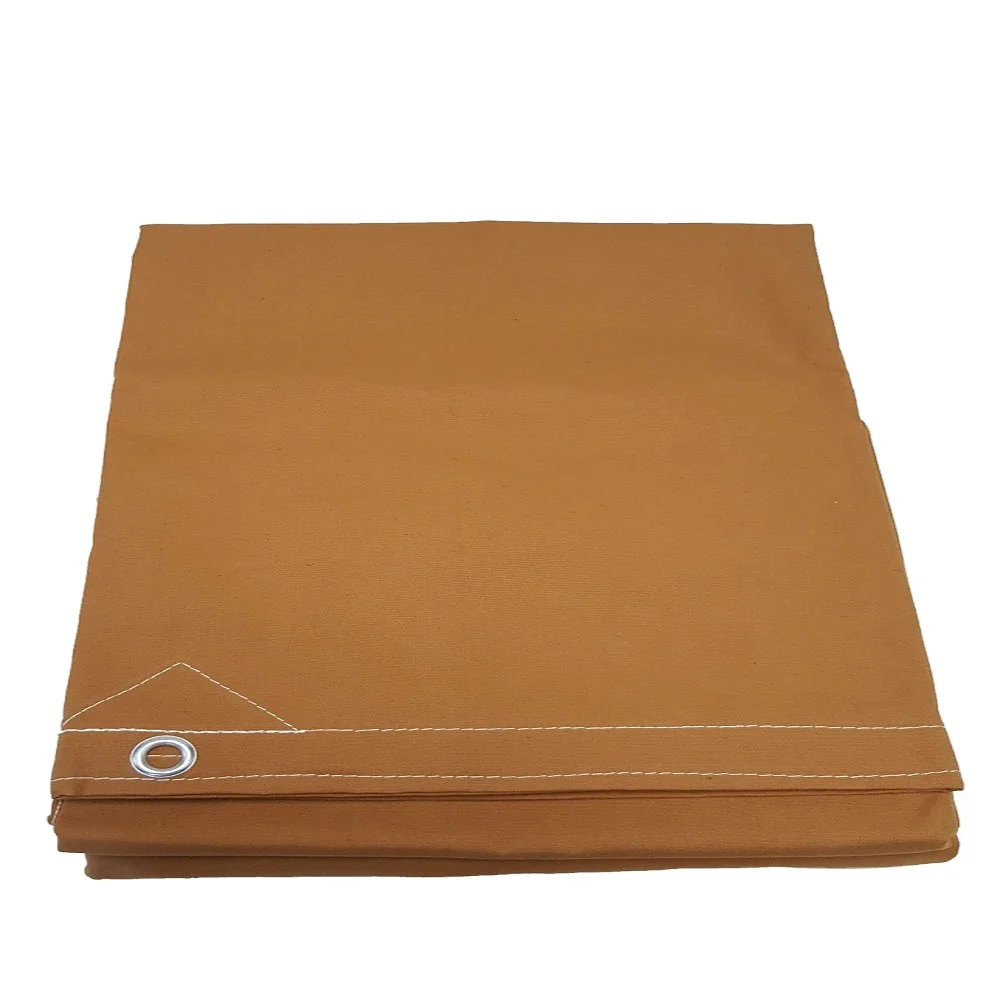 Finished size  canvas tarpaulins with grommets