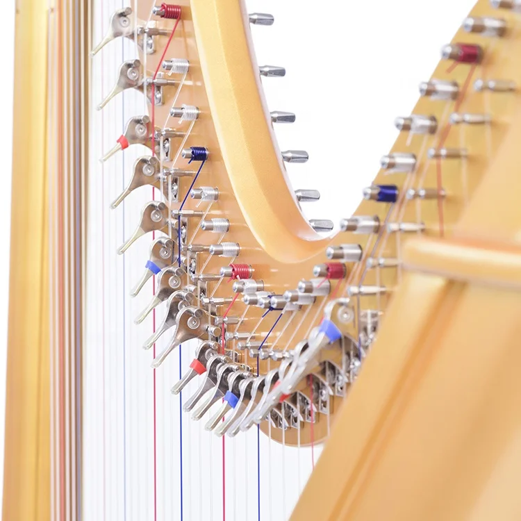 40 Strings Lever Harp
