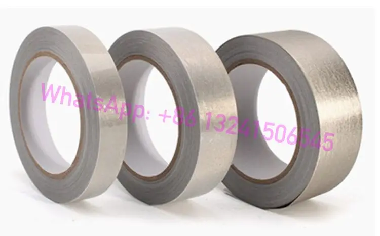 
Conductive Cloth Fabric Adhesive Tape for LCD Laptop Cable EMI Shielding Nickel Copper Material 50 MM*20 M 
