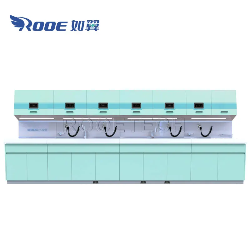 CSSD Equipment Endoscope Washing Sink Cleaning Station with Exhaust System