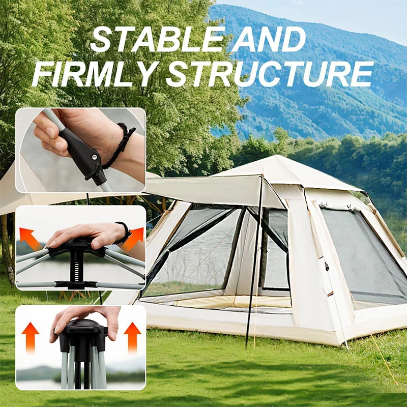 Factory Direct Portable Tente Camping Qonflable Tents Camping Outdoor Waterproof Camp Tent