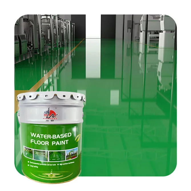 Покрытие для пола на водной основе с высокой глянцевой смолой краска эпоксидные