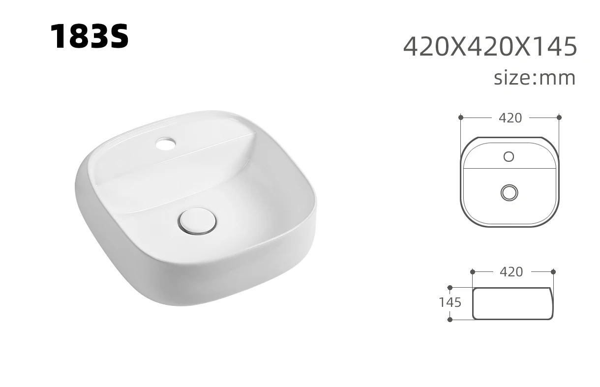8307 Cloakroom basins and toilets vanity sink