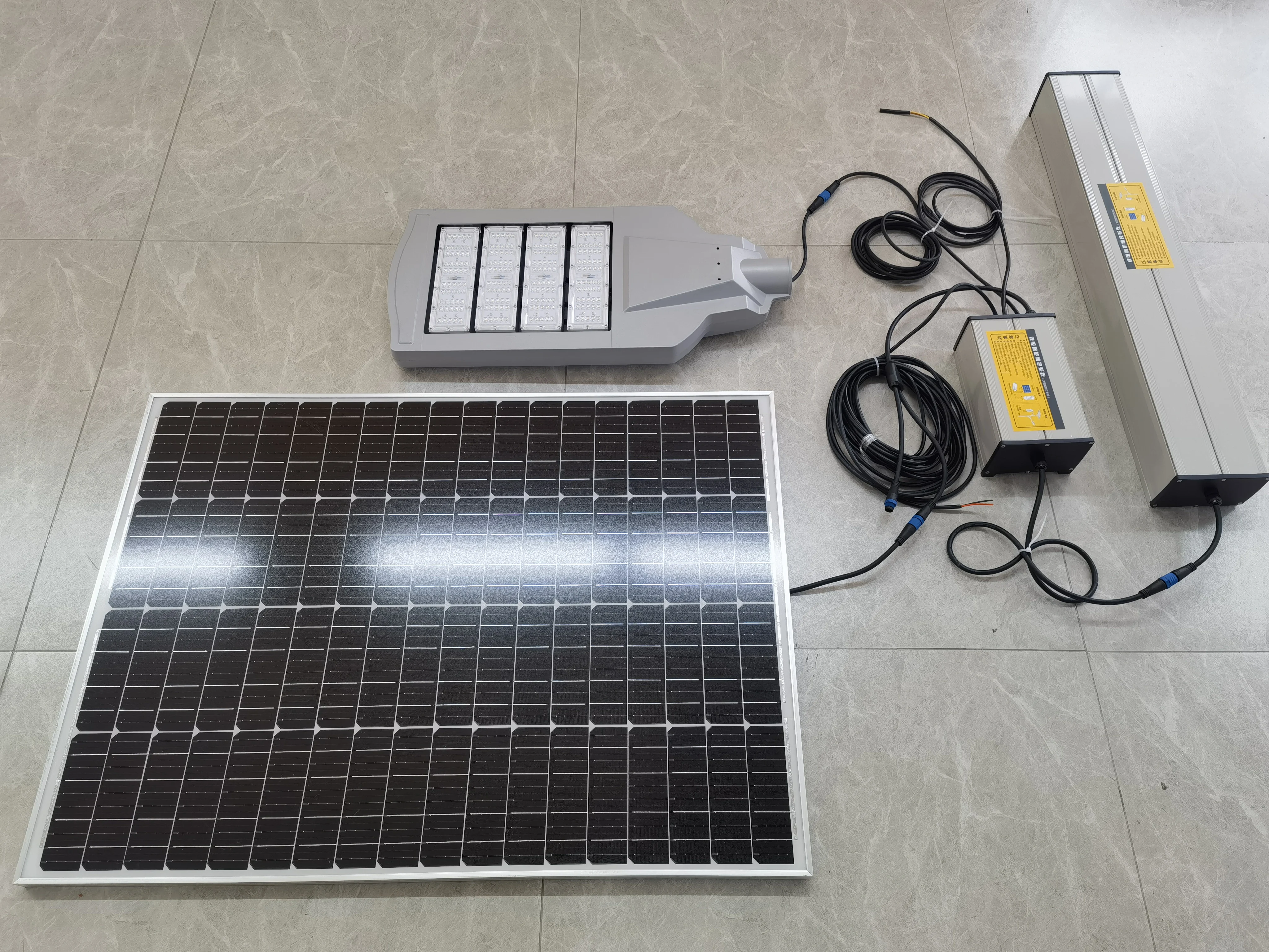 80w street light solar panel 12v 50ah lead acid battery