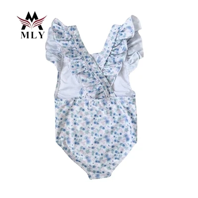 MLY Kids dresses swimsuits toddler custom logo girls swimwear