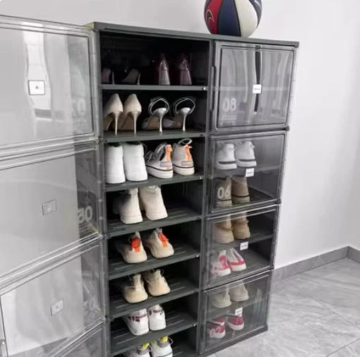 Jeko&Jeko Easy Installation Durable And Stable 36 Pairs Clear Shoe Storage Boxes