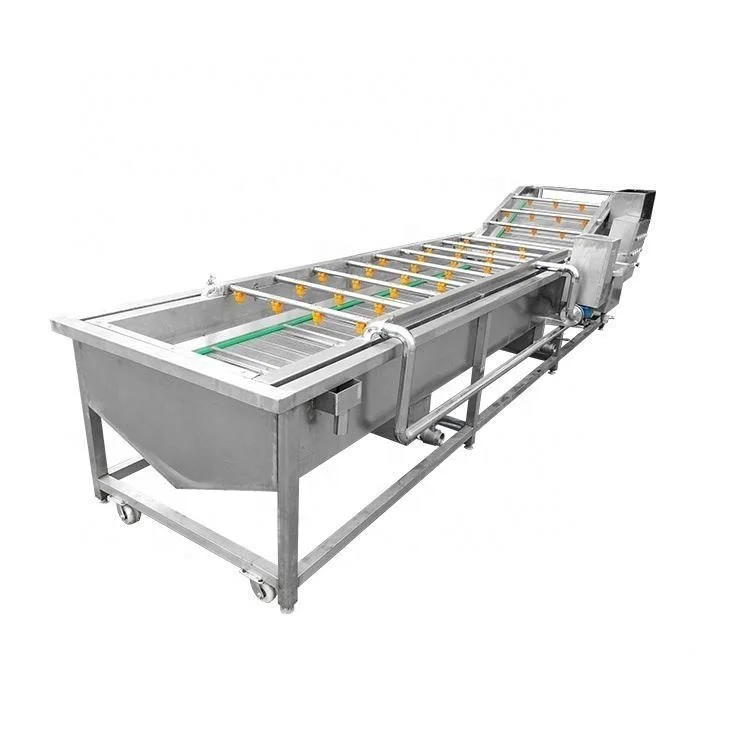 Broad Bean Washing Blanching Processing Line Industrial Air Bubble Cleaning Machine