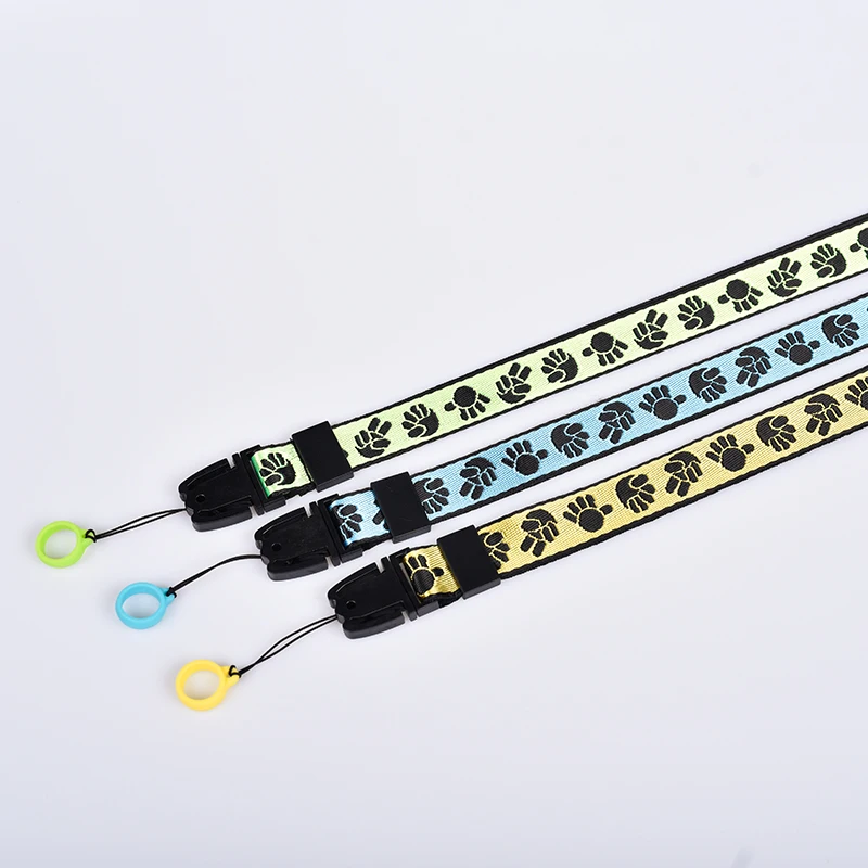 Universal Popular Hanging Rope DIY Mobile Phone Strap Holder Nylon Lanyard Hand Fibre Band For Cell Phone Case Wrist Strap