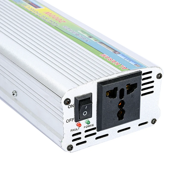 Modified wave inverter 12v24v general 48v60v to 220v2000w solar converter factory wholesale