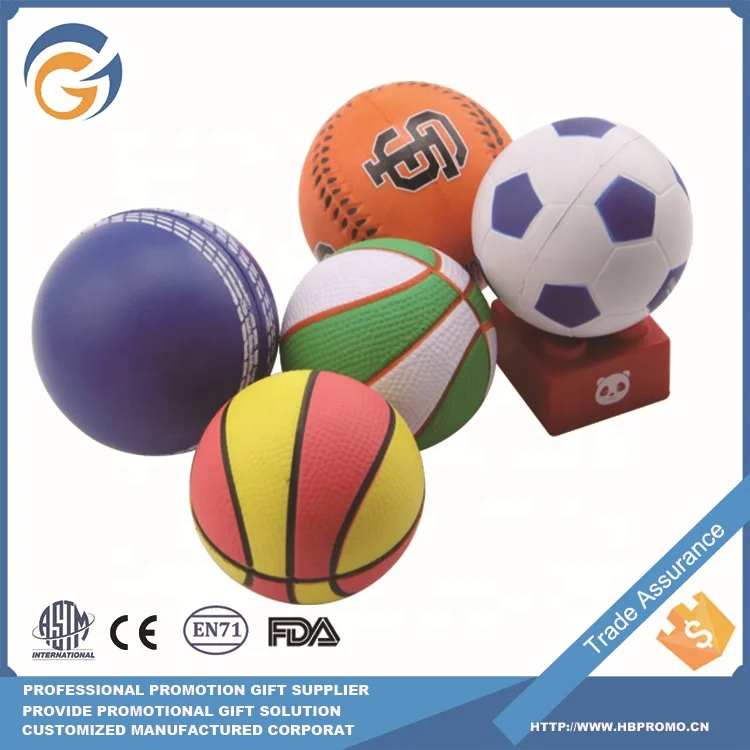 Custom PU Foam Round Stress Ball