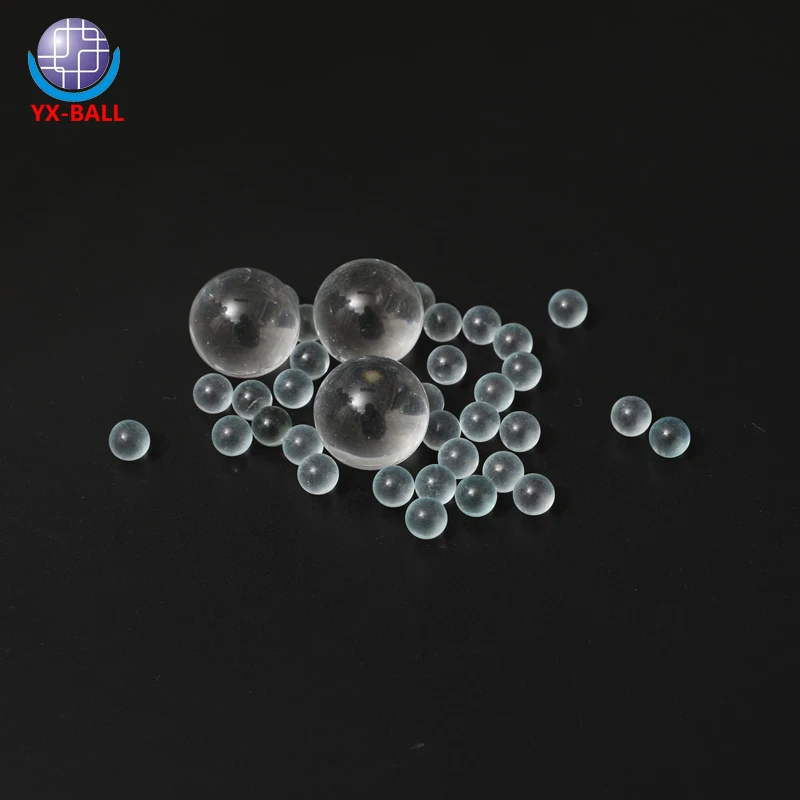 Hot sale 3mm4mm5mm6mm10mm12.7mm14mm16mm21mm round clear solid glass marble ball for spray paint aerosol cans