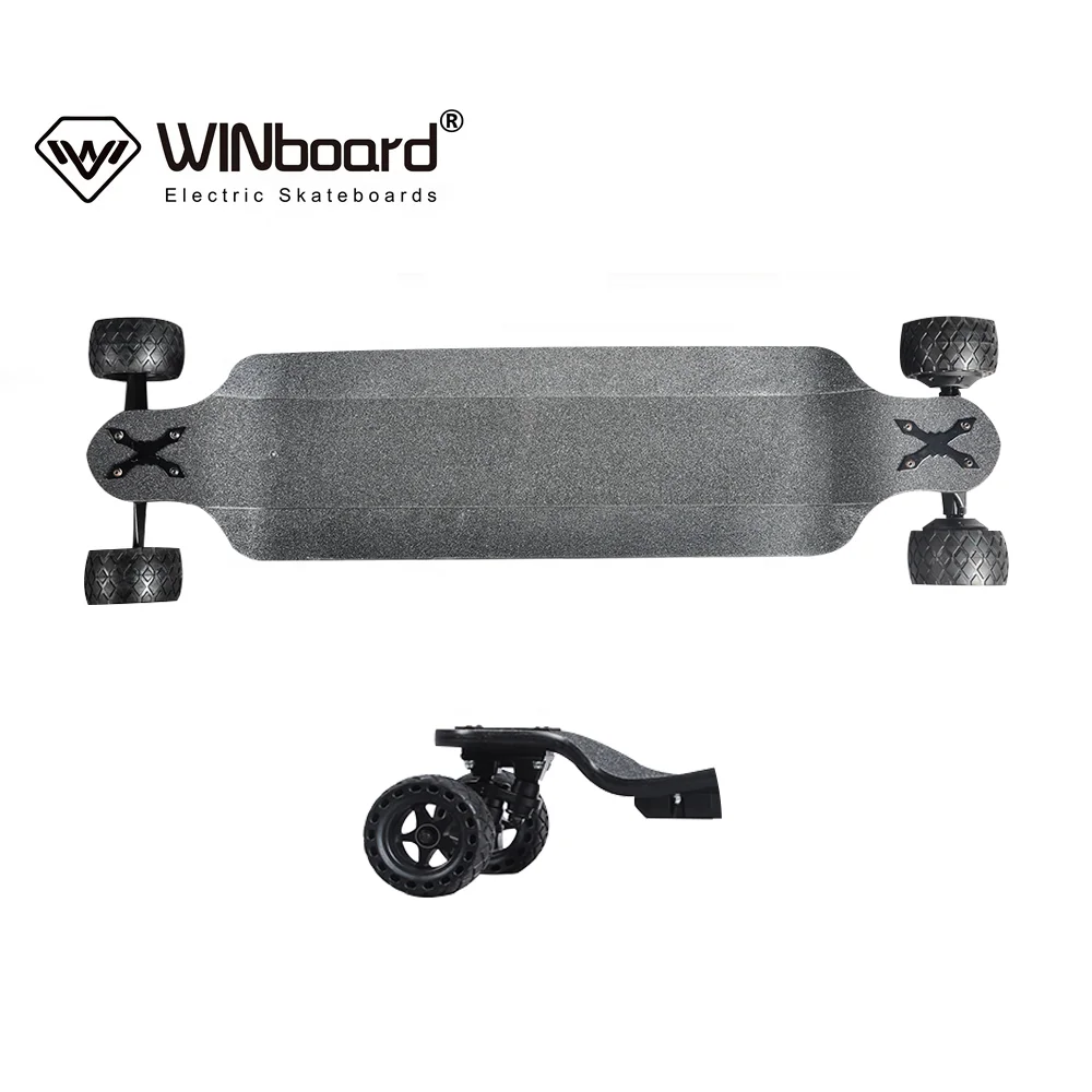 WINboard Fast Off Road Cheap 4 Wheel Long Electric Board For Adult
