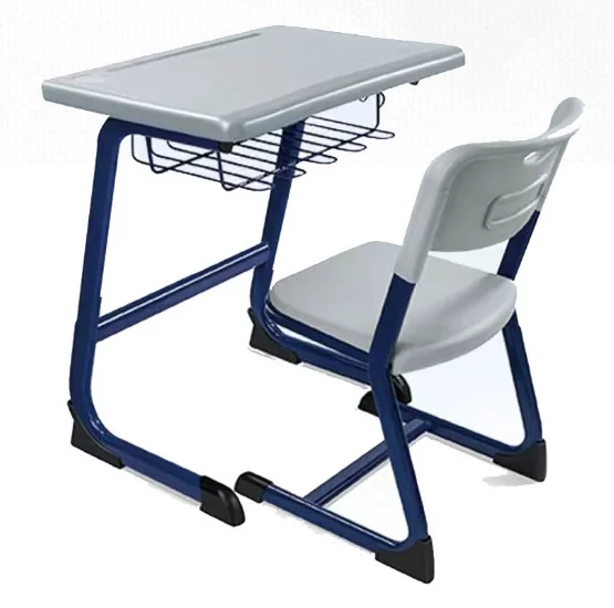 Wholesale Good Quality School Furniture Desk and Chairs Sets With Custom