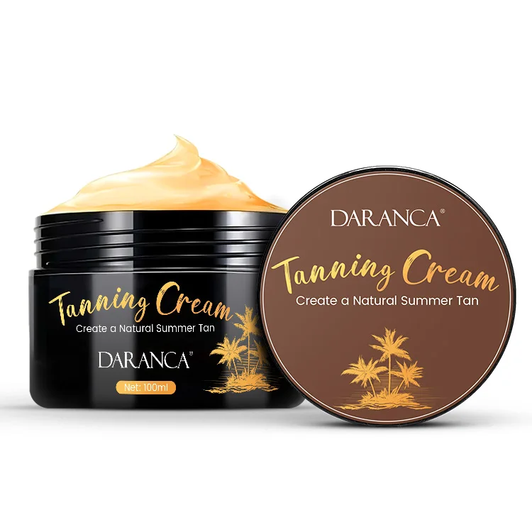 Private Label Good Supplier Premium Face Body Out Door Sun Accelerator Bronzer Solarium Sunbed Shine Brown Self Tanning Cream