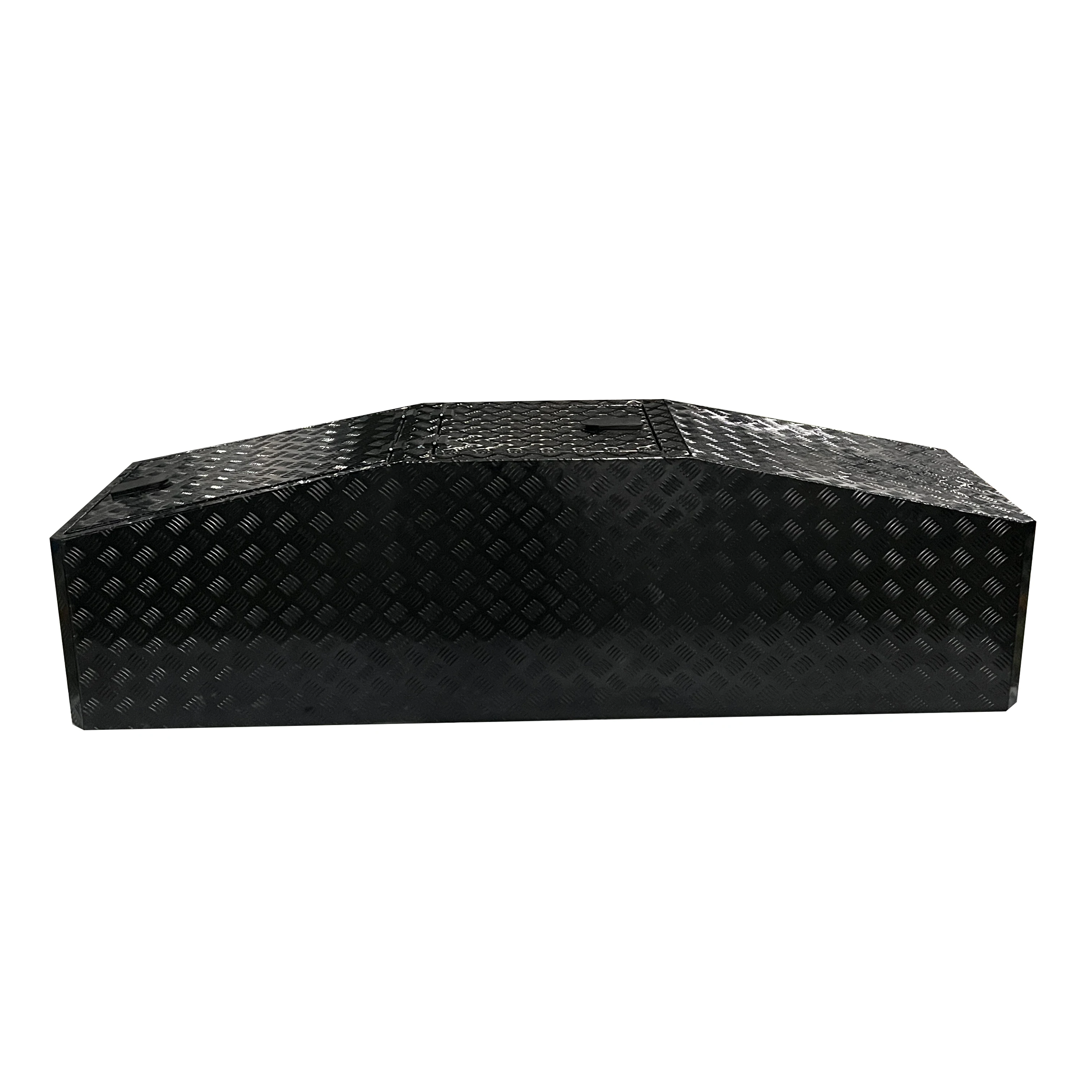 Design black Underbed Toolbox Under tray Aluminum Truck Tool Box  for Truck and Trailer for sale with Sliding Fridge drawers