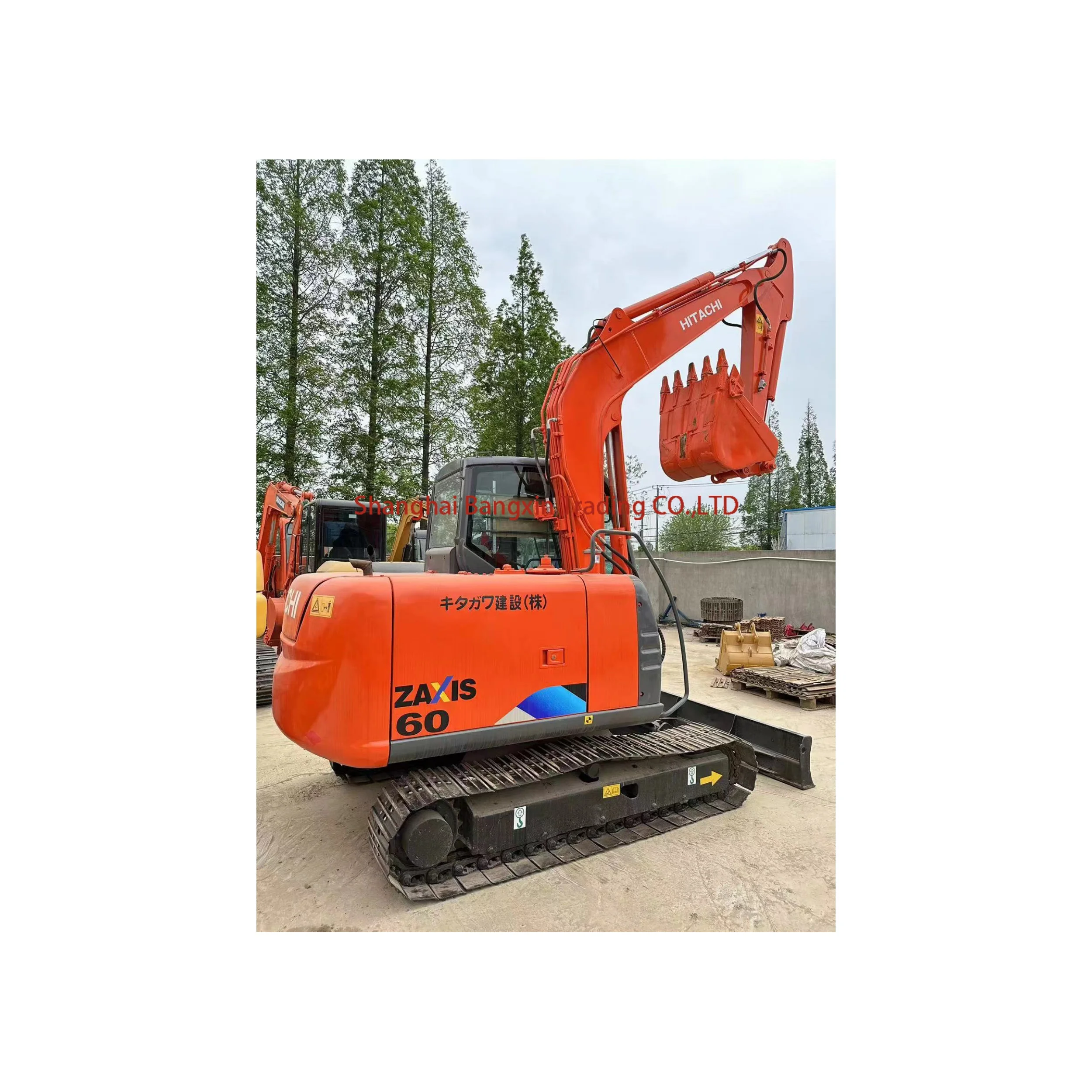 Оригинальная низкая цена дешевый подержанный экскаватор Hitachi ZX60 мини-экскаватор 6 тонн сделано в Японии для продажи