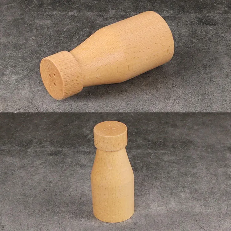 Уникальные инструменты для трав и специй деревянная банка приправ пустая бутылка с деревянной крышкой