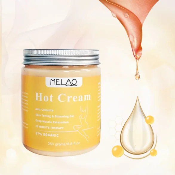 MELAO Hot Cream Slimming Cellulite Firming Body Fat Burning building Massage Gel Weight Losing for Shaping Waist