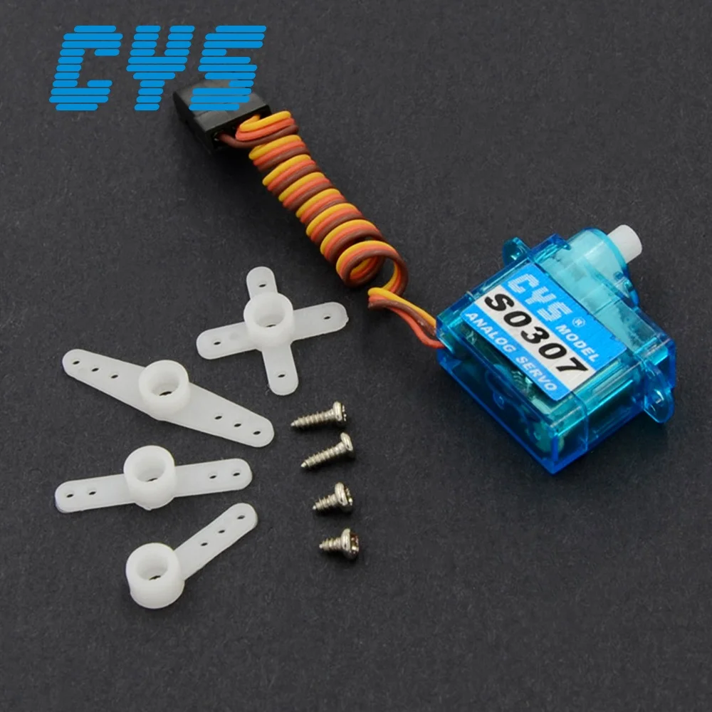 Cys-s0307 0.5kg 3.7g Light Weight Coreless Motor 0.11sec Plastic Gear Servo for Rc Helicopter Plane Car Model