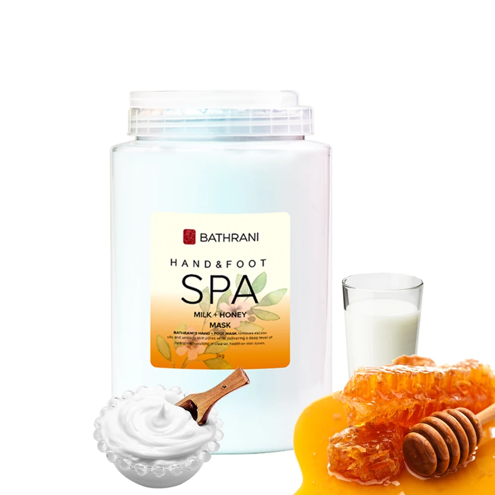 Organic Foot Spa Mask with Jojoba Oil Shea Butter and Milk Soothing Hand Mask Moisturizing Foot Cream Repair Treatment Lotion