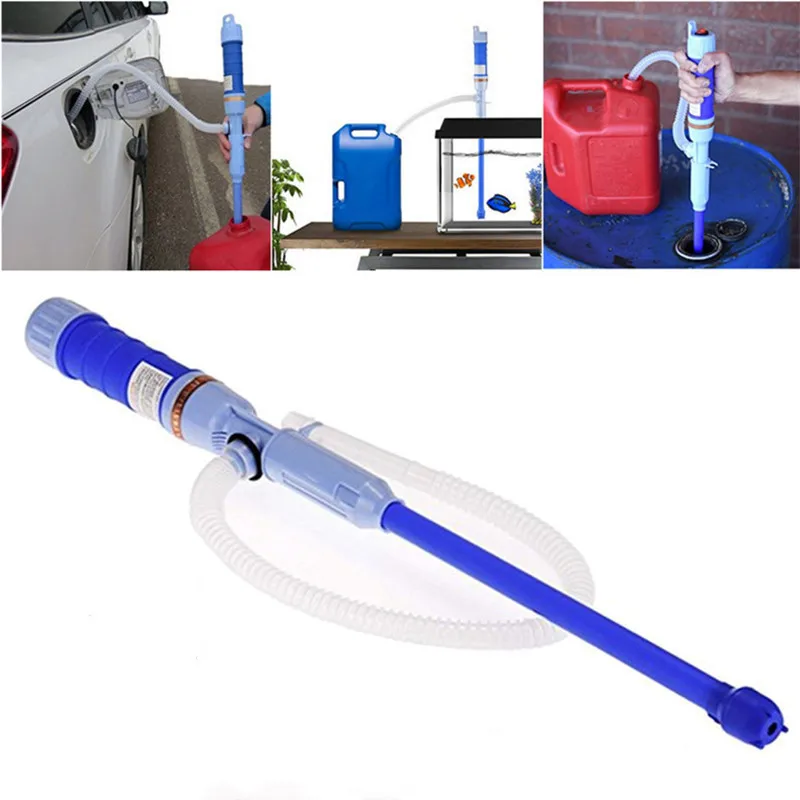 Car Truck Fuel Oil Gasoline Diesel Transfer Hand Pump Sucker Manual Siphon Suction Water Chemical Liquid Pump
