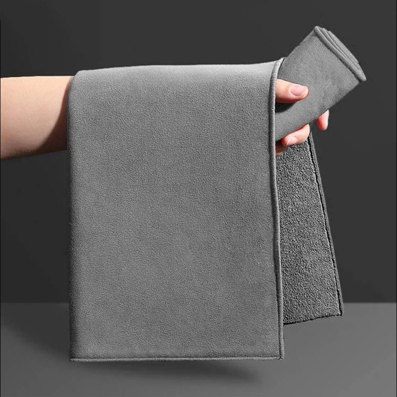 600GSM Super Absorbent Car Cleaning Cloth Coral Fleece Auto Towel Microfiber Towels