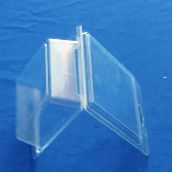 clear square PVC clamshell box for auto parts/copper products plastic blister packing blister packing box
