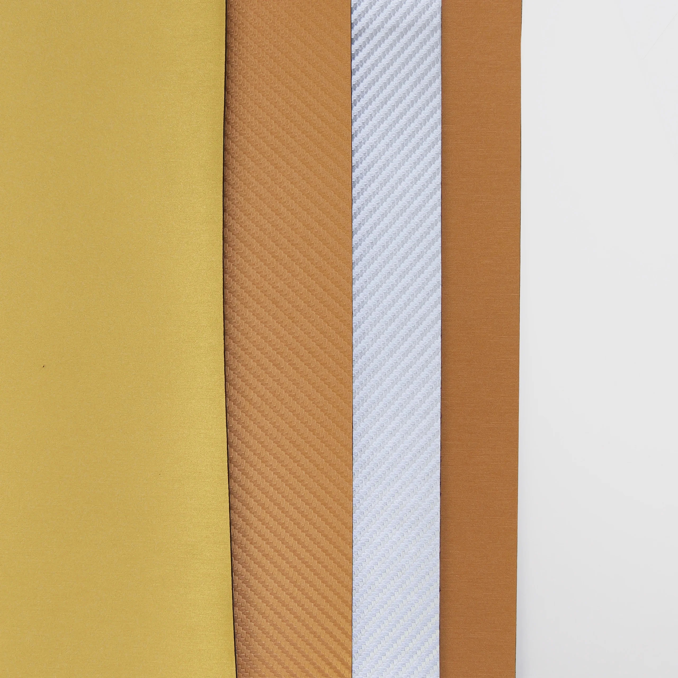 12*24Inch #36 Gold Carbon Laser Black Custom Designer Printed Rolls Faux Leather Sheets Leatherette With Gray Backing