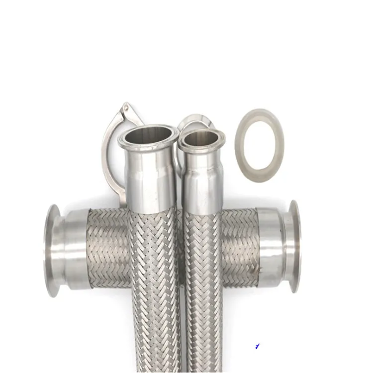 Stainless steel 304 316 321 bellows corrugated braided metal hose