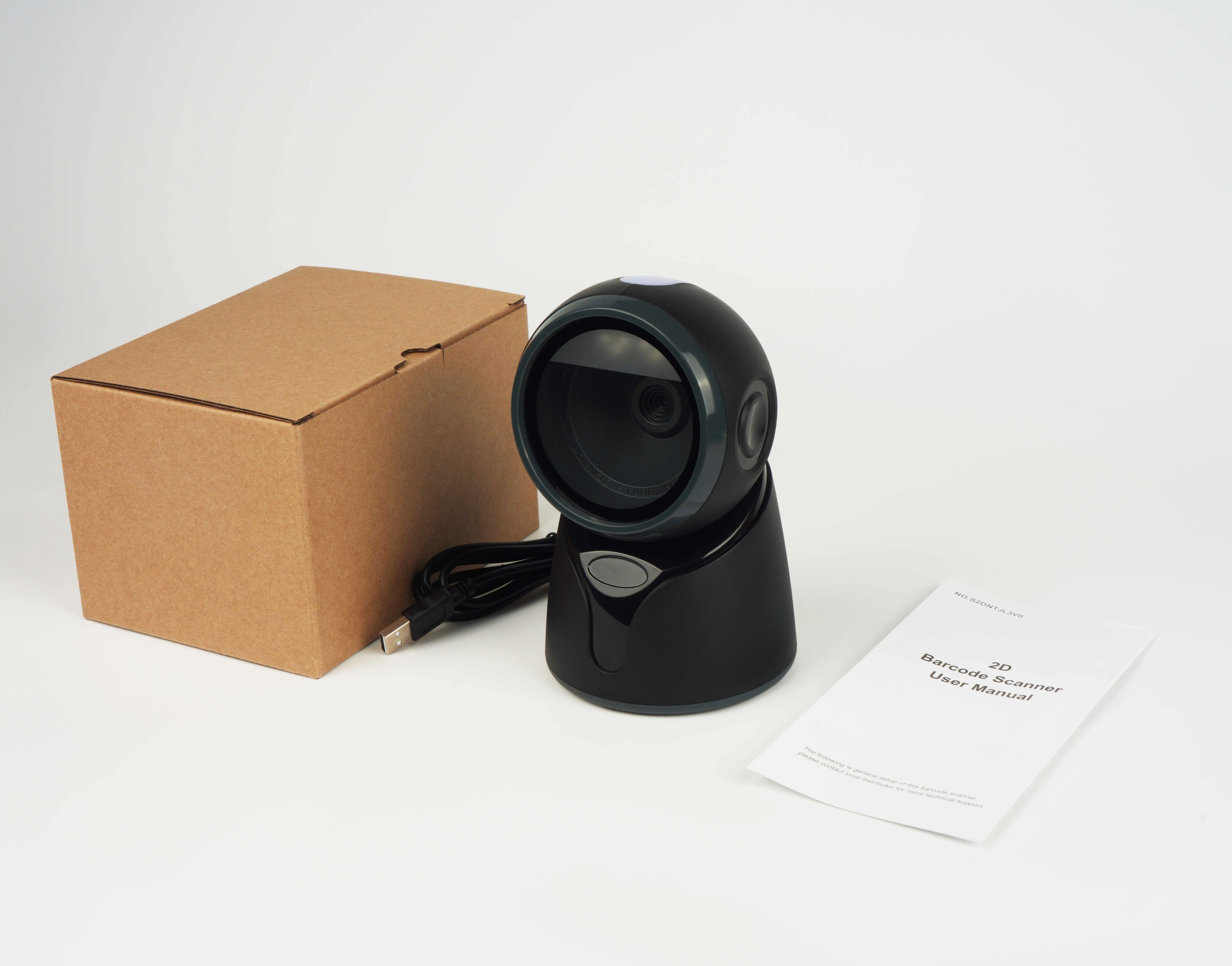 LKD-L600 617nm LED Aimer White LED Image CMOS 640*480 60 Roll 360 Declination 60 2D Barcode Scanner