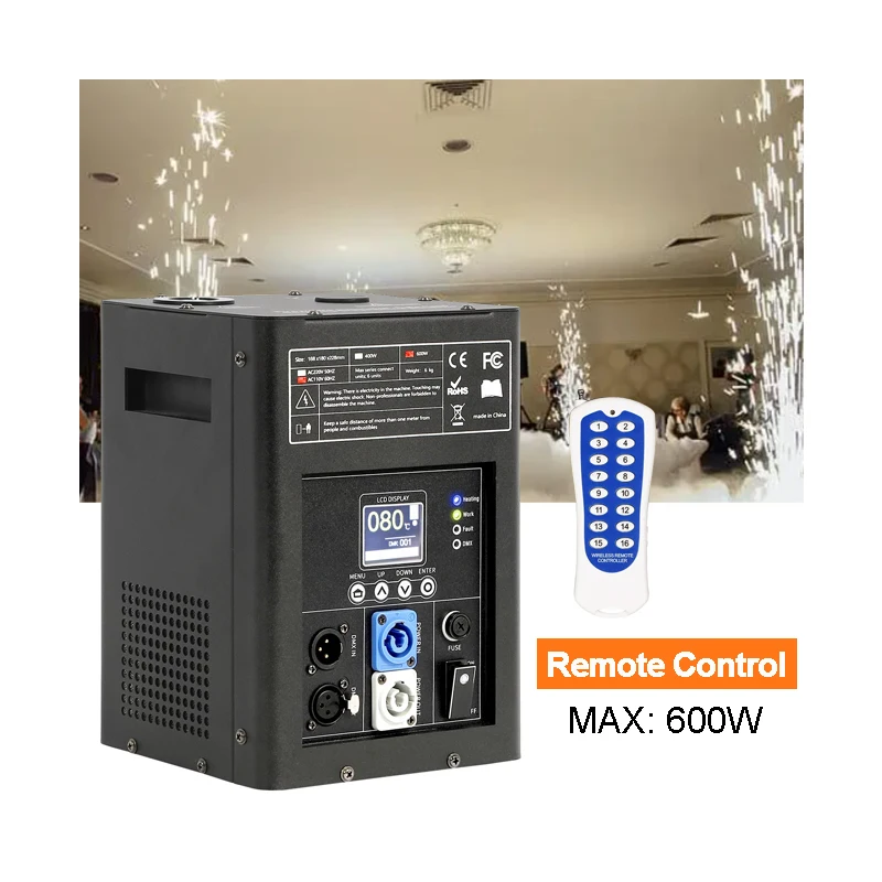 3000W Low Lying Fog Machine Water Based Dual Output Ground Smoke Machine for Stage Wedding Disco Party