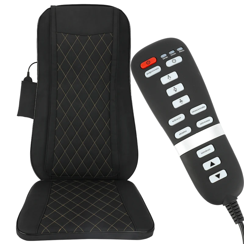 Best sell shiatsu back massage seat cushion pad for body relaxation