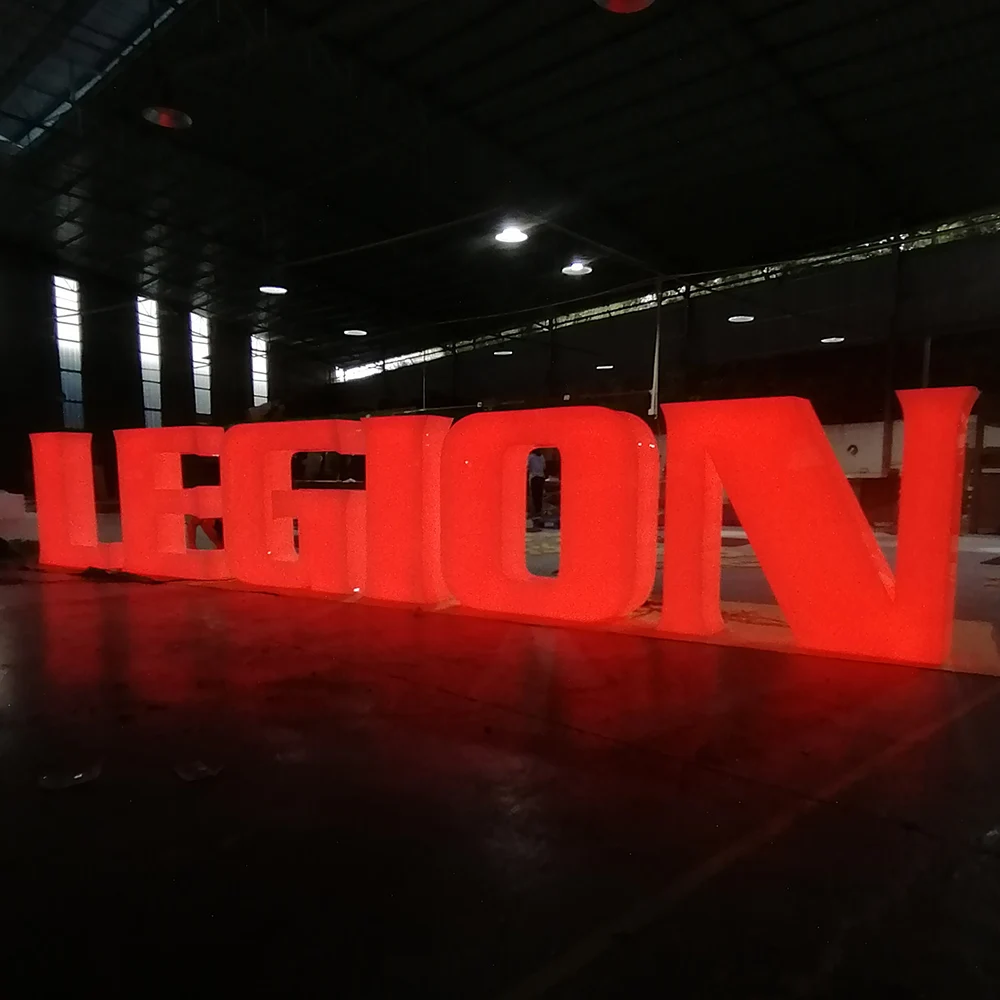 Индивидуальный 3D светодиодный светильник вывеска светодиодные буквы и логотип для наружного использования