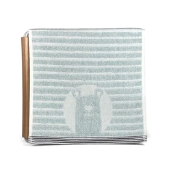 Cute Bear Jacquard Kid Face Towel Cotton/Regenerated Cellulose Fiber Terry Towel