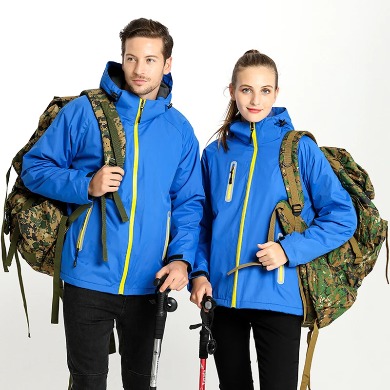 Hot Sports Softshell Custom Reflective Strip Pocket Hooded Windbreaker Sportswear Winter Outdoor Waterproof Jackets