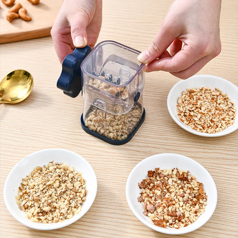 OWNSWING Nut Crusher Manual Peanut Paste Masher Portable Dried Fruit Crusher Grinder Hand Walnut Chocolate Chopper Kitchen Tool
