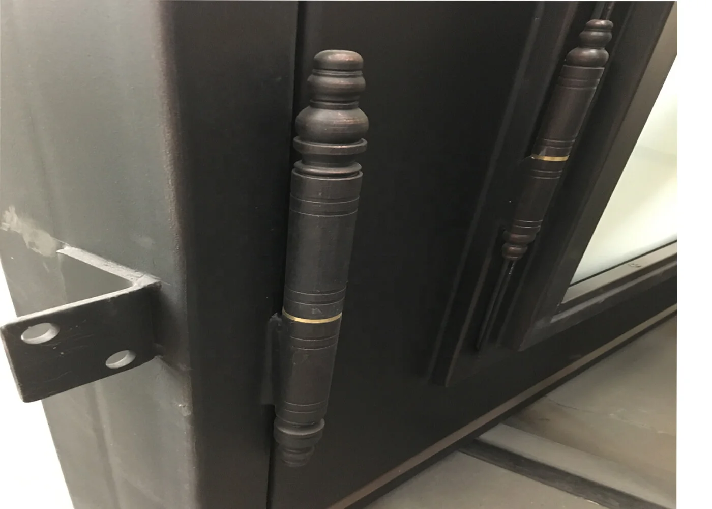 modern house main wrought gates manufacturers decorative security frame water glass exterior french design double iron doors